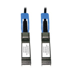 Eaton SFP28 to SFP28 25GbE Passive Twinax Copper Cable (M/M), SFP-H25G-CU1M Compatible, Black, 5 m (16.4 ft.)
