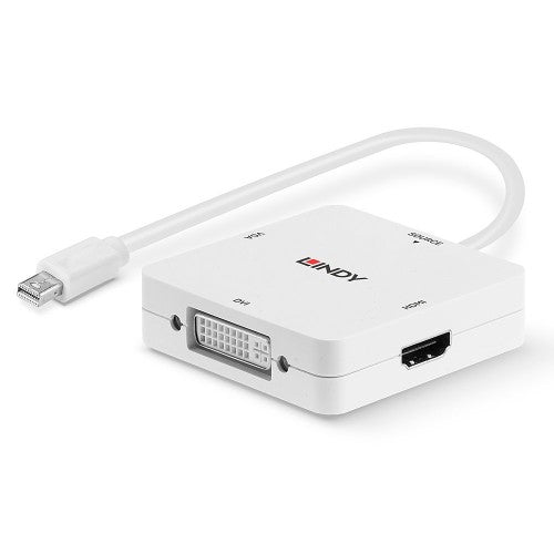 Lindy Mini DisplayPort 1.2 to HDMI 1.4, DVI and VGA Converter