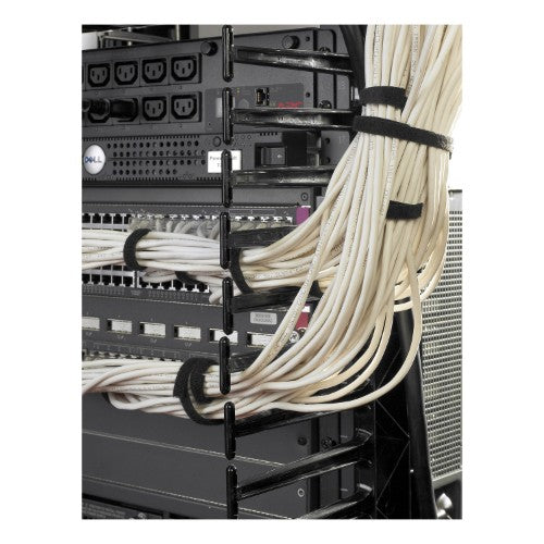 APC Valueline, Vertical Cable Manager for 2 & 4 Post Racks, 84"H X 6"W, Double-Sided with Doors