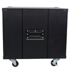 StarTech.com 4-Post 9U Mobile Open Frame Server Rack, Four Post Network Rack with Wheels, 19" Rolling Rack for Home/Office Narrow Floor Spaces, Small Data Rack for Computer/AV/IT Equipment - TAA Compliant