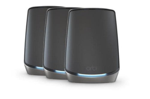 NETGEAR Orbi 860 AX6000 WiFi System black edition Tri-band (2.4 GHz / 5 GHz / 5 GHz) Wi-Fi 6 (802.11ax) 4 Internal