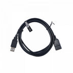 V7 Black USB Extension Cable USB 2.0 A Female to USB 2.0 A Male 1.8m 6ft