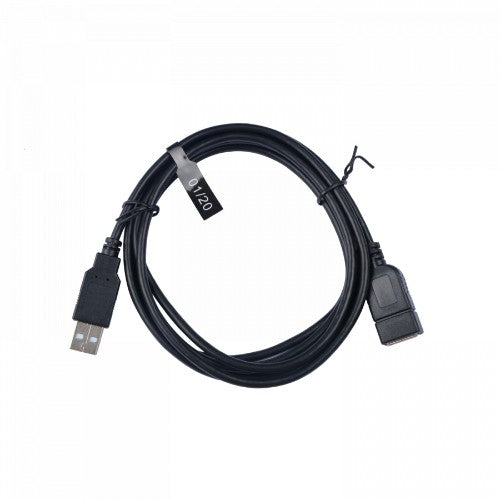 V7 Black USB Extension Cable USB 2.0 A Female to USB 2.0 A Male 1.8m 6ft