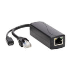 Tripp Lite NPOE-SPL-G-5VMU PoE to USB Micro-B and RJ45 Active Splitter - 802.af, 48V to 5V 1A, Up to 328.08 ft. (100 m)