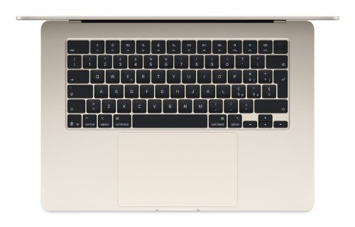 Apple MacBook Air Apple M M4 Laptop 38.9 cm (15.3") 16 GB 256 GB SSD Wi-Fi 6E (802.11ax) macOS Sequoia Beige