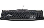 Logitech G105 keyboard USB Russian Black