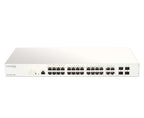 D-Link 28-Port Gigabit PoE+ Nuclias Smart Managed Switch including 4x 1G Combo Ports, 370W