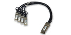 Origin Storage HPE Compatible Direct Attach Copper Breakout Cable 40G QSFP+ to 4x10G SFP+ (3m Passive)