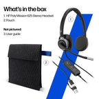 HP Poly Mission 625 Stereo USB Wired Headset