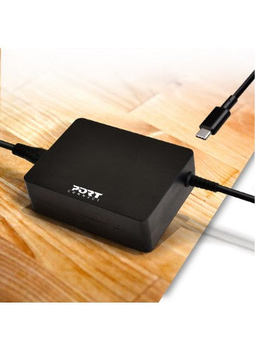 Port Designs 900098-UK power adapter/inverter Indoor 90 W Black