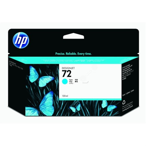 HP C9371A/72 Ink cartridge cyan 130ml for HP DesignJet T 1100/1200/1300/620
