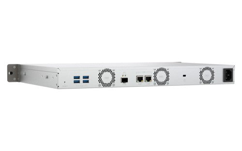 QNAP TS-432XeU NAS Rack (1U) 4 GB DDR4 0 TB QNAP QTS Black, Grey