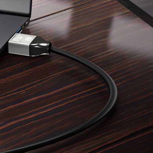 j5create JDC43 8K DisplayPort™ Cable, Black and Grey, 2 m