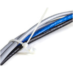 StarTech.com 4"(10cm) Cable Ties with Mounting Hole - 1/16"(2mm) wide, 7/8"(24mm) Bundle Dia. 18lb(8kg) Tensile Strength, Nylon 66 Self Locking Ties w/Screw Hole, UL Listed, 100 Pack - TAA