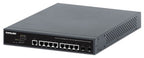 Intellinet 10-Port L2+ Fully Managed PoE++ Switch with 8 Gigabit Ethernet Ports and 2 SFP Uplinks (with UK power cord)