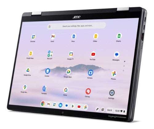 Acer Chromebook Enterprise Spin 714 CPE794-1N Intel Core Ultra 5 115U 35.6 cm (14") Touchscreen WUXGA 8 GB LPDDR5-SDRAM 256 GB SSD Wi-Fi 6E (802.11ax) ChromeOS Grey