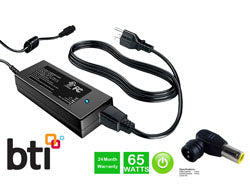 Origin Storage 65W BTI AC Adapter 20V with 8.0mm x 5.5mm round connector for use with most common Lenovo models