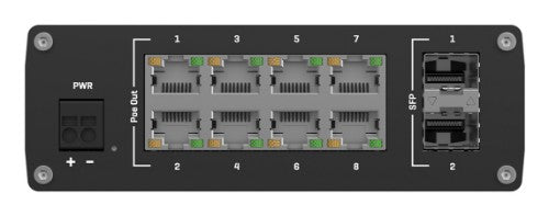 Teltonika TSW200 Unmanaged Gigabit Ethernet (10/100/1000) Power over Ethernet (PoE) Black