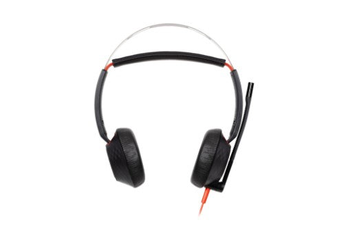 HP Poly Blackwire 5220 Stereo USB-C Headset +3.5mm Plug +USB-C/A Adapter