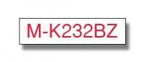 Brother MK-232BZ DirectLabel red on white 12mm x 8m for Brother P-Touch M 9-12mm