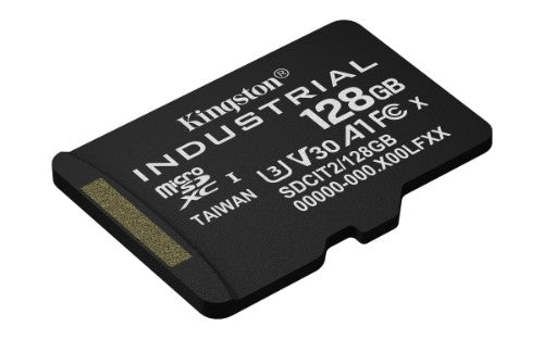 Kingston Technology 128GB microSDXC Industrial C10 A1 pSLC Card + SD Adapter
