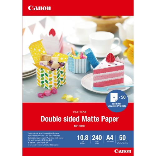 Canon MP-101D Double-sided Matte Paper, A4, 50 sheets