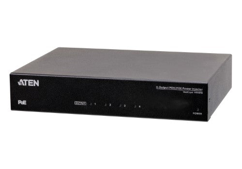 ATEN VE44PB network extender Network transmitter & receiver Black