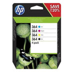 HP N9J73AE/364 Ink cartridge multi pack Bk,C,M,Y, 4x300 pages ISO/IEC 24711 Pack=4 for HP PhotoSmart B 110/C 309/D 5460/Plus/Premium