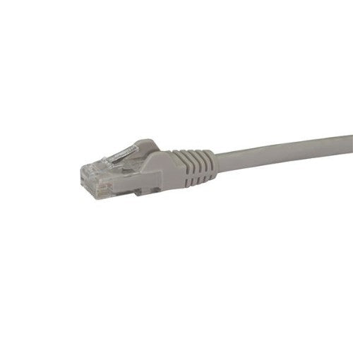 StarTech.com 100ft CAT6 Ethernet Cable - Gray CAT 6 Gigabit Ethernet Wire -250MHz 100W PoE RJ45 UTP Network/Patch Cord Snagless w/Strain Relief Individually Tested
