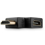 Lindy HDMI 90 Degree Right Angled Adapter, Black