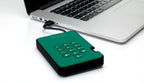 iStorage diskAshur² SSD 256GB Green | Secure Portable Solid State Drive |AES-XTS 256-bit Hardware Encryption | PIN protected | OS & Platform Independent | TAA Compliant |Brute force hack defence | Dust/Water Resistant