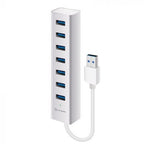 ALOGIC 7 Port USB Hub - Aluminium Unibody with Power Adapter - Prime Series