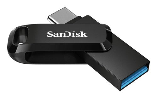 SanDisk Ultra Dual Drive Go USB flash drive 256 GB USB Type-A / USB Type-C 3.2 Gen 1 (3.1 Gen 1) Black