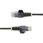 StarTech.com 3 m CAT6 Cable - Slim - Snagless RJ45 Connectors - Black