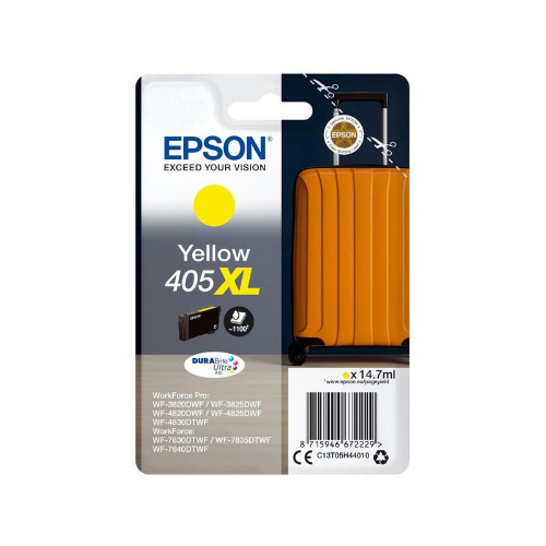 Epson C13T05H44010/405XL Ink cartridge yellow high-capacity, 1.1K pages 14.7ml for Epson WF-3820/7830