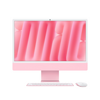 Apple iMac 24-inch with Retina 4.5K display: M4 chip with 10‑core CPU and 10‑core GPU, 16GB, 256GB SSD - Pink
