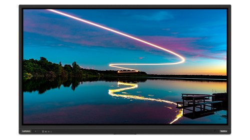 Lenovo ThinkVision T86 LED display 2.18 m (86") 3840 x 2160 pixels 4K Ultra HD Touchscreen Black