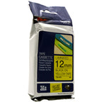Brother TZE-631 DirectLabel black on yellow Laminat 12mm x 8m for Brother P-Touch TZ 3.5-18mm/6-12mm/6-18mm/6-24mm/6-36mm