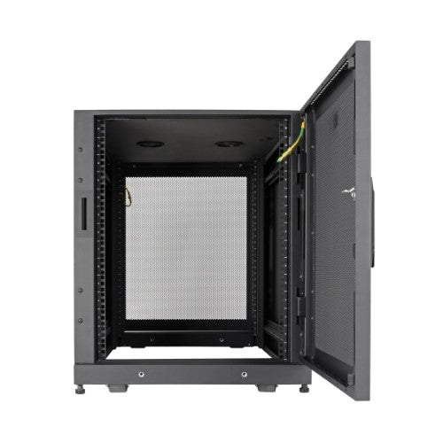 Tripp Lite SR14UBDP 14U SmartRack Extra Deep Small Server Rack Enclosure, Doors & Side Panels Included
