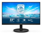 Philips V Line 222V8LA/00 computer monitor 54.6 cm (21.5") 1920 x 1080 pixels Full HD LCD Black