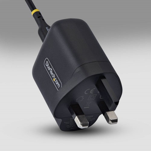 StarTech.com 65W USB-C Laptop Charger, GaN Charger with Power Adapter Brick for Dell, XPS, HP ProBook, MacBook Pro, Microsoft Surface Pro, Black