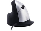 R-Go Tools Ergonomic mouse R-Go HE Break with break software, large (hand size &ge; 185 mm), left-handed, Wired, black