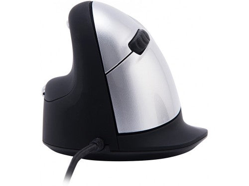R-Go Tools Ergonomic mouse R-Go HE Break with break software, large (hand size &ge; 185 mm), left-handed, Wired, black