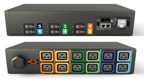 Vertiv Geist MG05M2R1-12L193-3PS56B2H10-S power distribution unit (PDU) 12 AC outlet(s) 0U Black