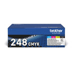 Brother TN-248CMYK Toner MultiPack Bk,C,M,Y, 4x1K pages ISO/IEC 19752 Pack=4 for Brother DCP-L 3500/HL-L 8200