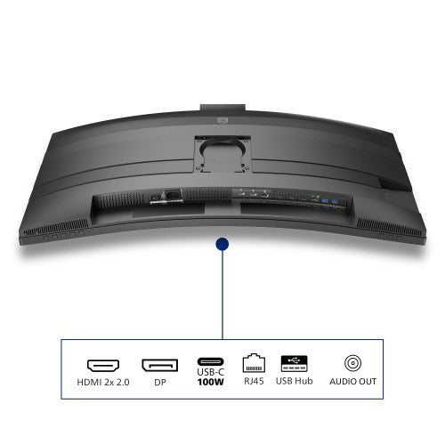Philips 6000 series 34B2U6603CH/00 computer monitor 86.4 cm (34") 3440 x 1440 pixels Wide Quad HD LCD Grey