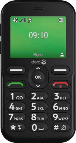 Doro Leva E10 6.1 cm (2.4") 118.9 g Black Senior phone