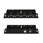 StarTech.com 4 Port USB to DB9 RS232 Serial Adapter Hub – Industrial DIN Rail and Wall Mountable - TAA