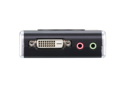 ATEN 2-Port USB DVI/Audio Cable KVM Switch with Remote Port Selector