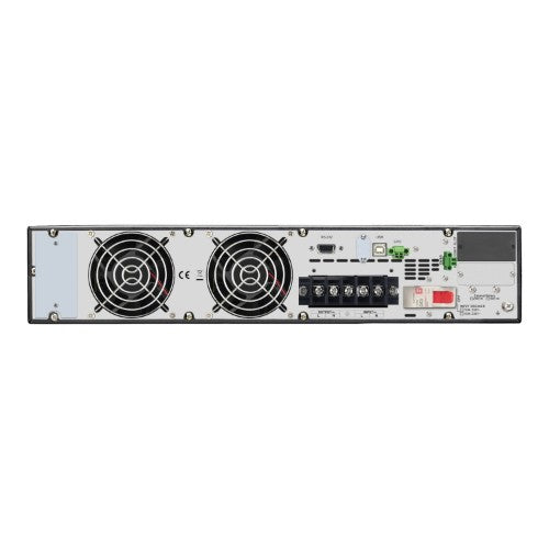 APC Easy UPS On-Line, 6kVA/6kW, Rackmount 2U, 230V, 1x Hard wire 3-wire(1P+N+E) outlet, Intelligent Slot, Extended runtime, No battery, W/O rail kit